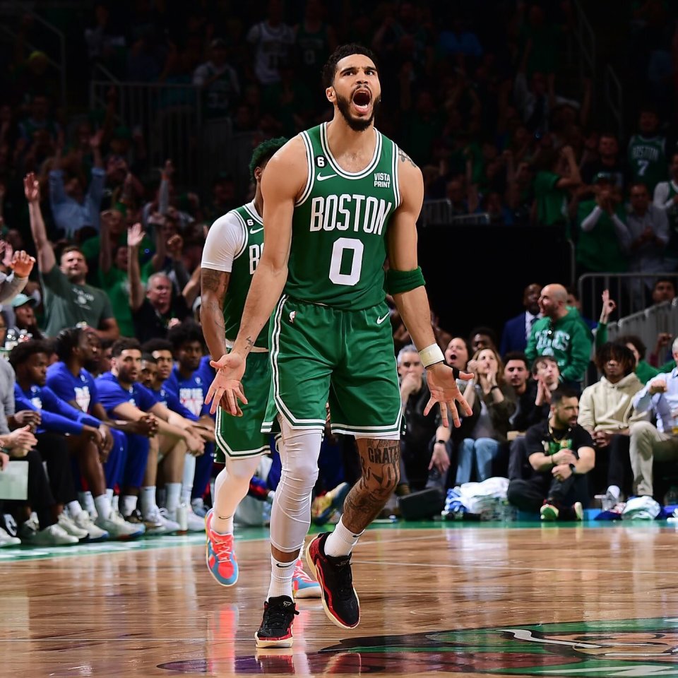 51 13 5!塔图姆天神下凡统治抢七战,一战创多项nba纪录_腾讯新闻