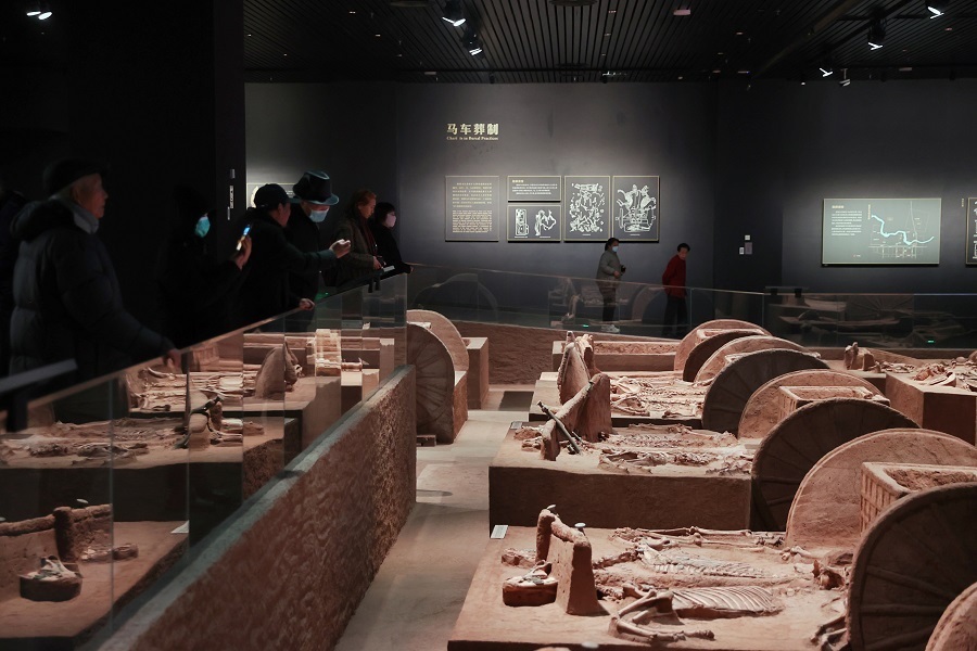 河南安阳:殷墟博物馆新馆正式开放