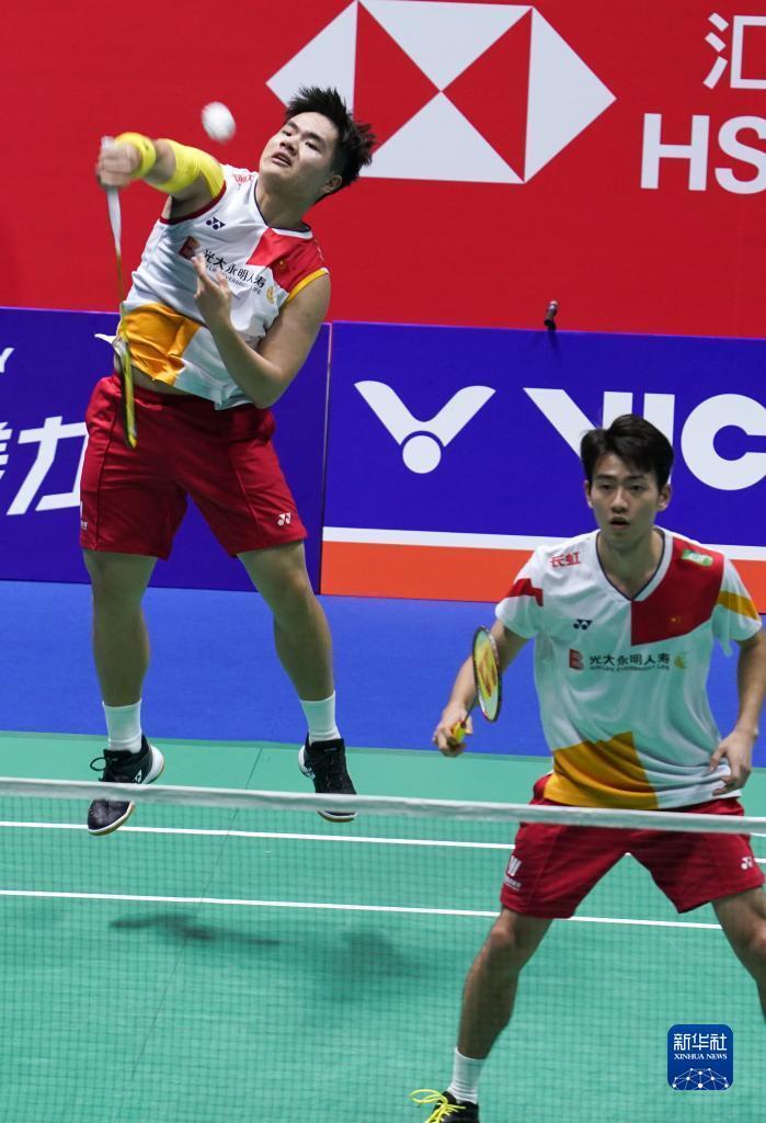 羽毛球中国公开赛梁伟铿王昶夺得男双冠军