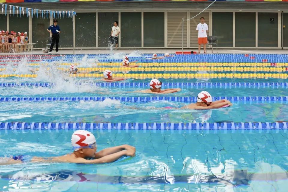  左右滑动查看更多>卢湾少体校游泳中级教练员廖丽萍介绍,今年的参赛