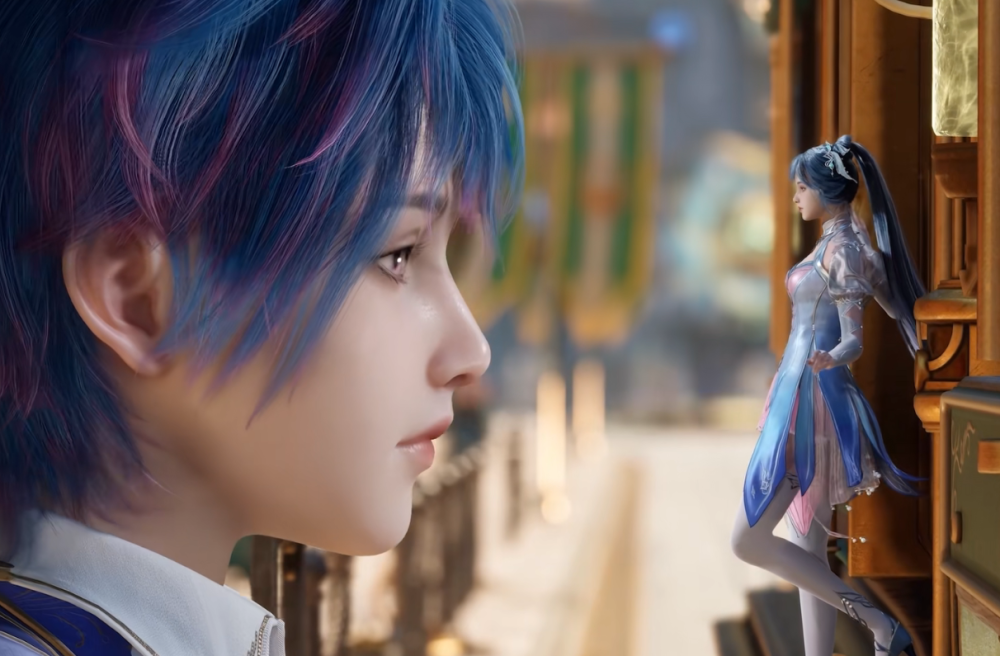 斗罗大陆:神王之女王冬登场,蓝粉发色遗传"三舞",jk加白丝袜太养眼了