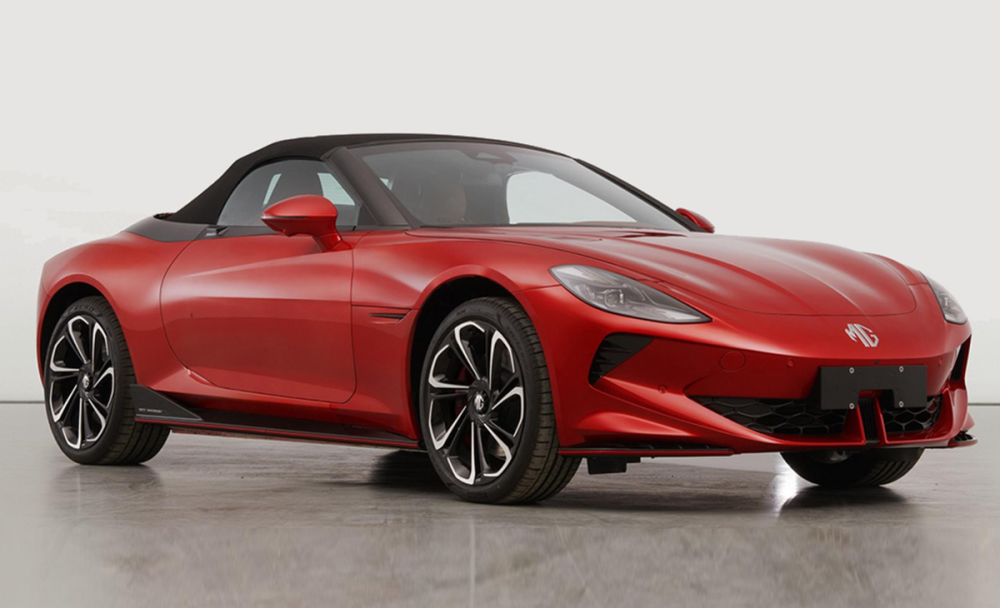 我们也有自己的超跑了,名爵cyberster帅气来袭,百公里加速3s级_腾讯