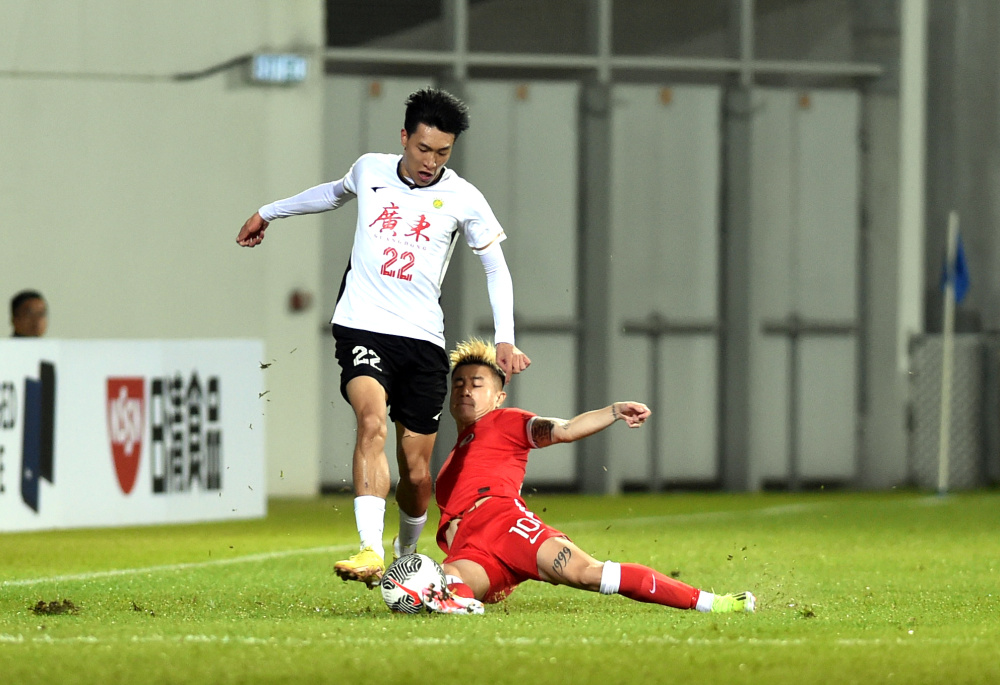 足球第42届省港杯第一回合赛况