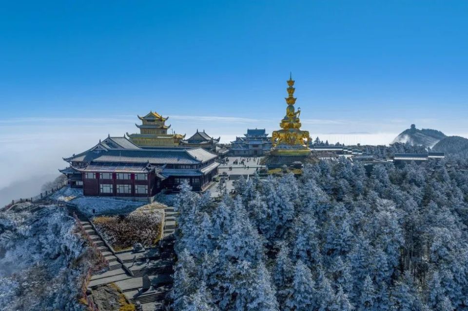 看雪 滑雪 玩雪,峨眉山冬季雪景大片预告!-腾讯新闻