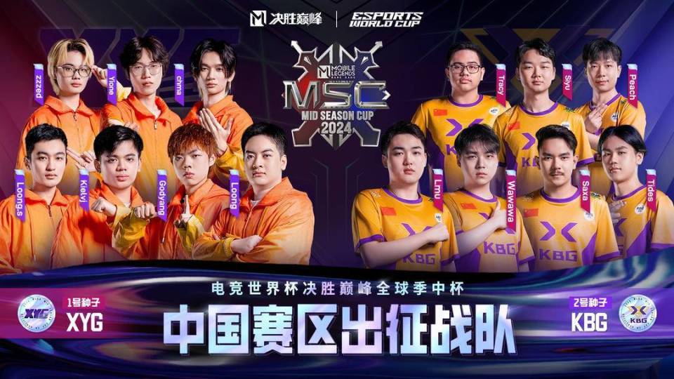 决胜巅峰中国战队xyg携手kbg出征沙特电竞世界杯
