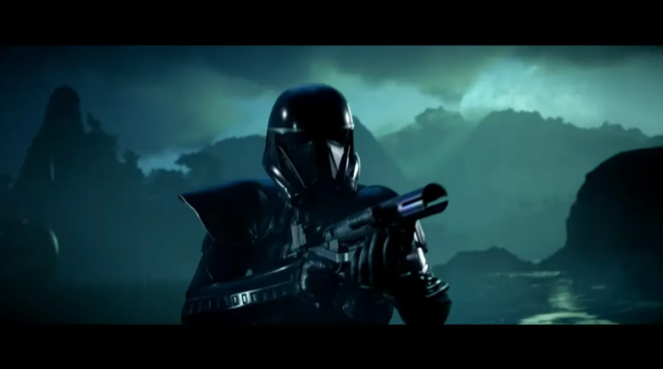 本作包含了载具追逐战斗和各种枪战,预告片中还出现了一幕 at-st 步行