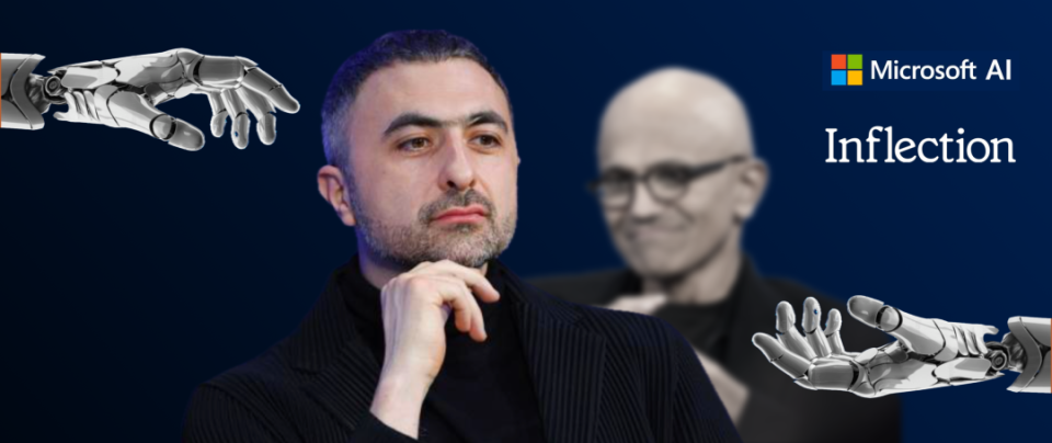 刚刚，Inflection 创始人 Mustafa 宣布加入微软新 AI 部门担任 CEO，对标谷歌 DeepMind_腾讯新闻