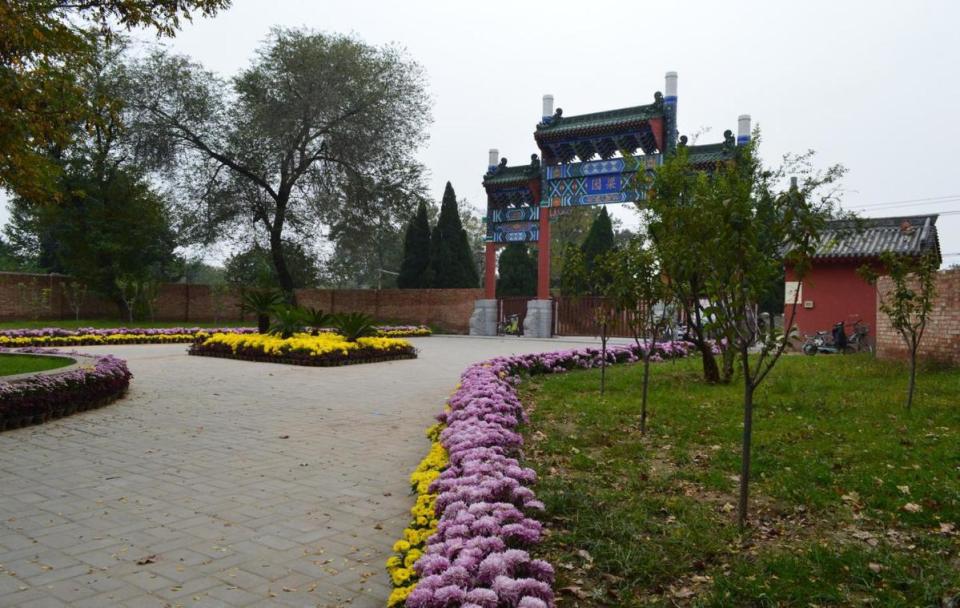 开封禹王台区初冬已至景色如画