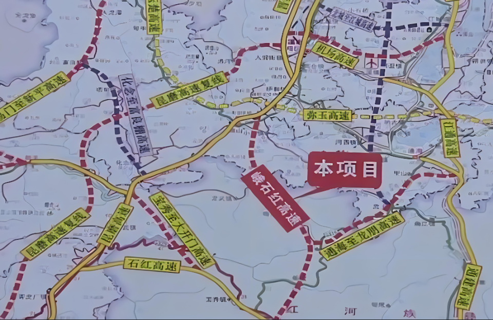 峨山经石屏至红河高速公路,简称峨石红高速,高速编号云高速s35.