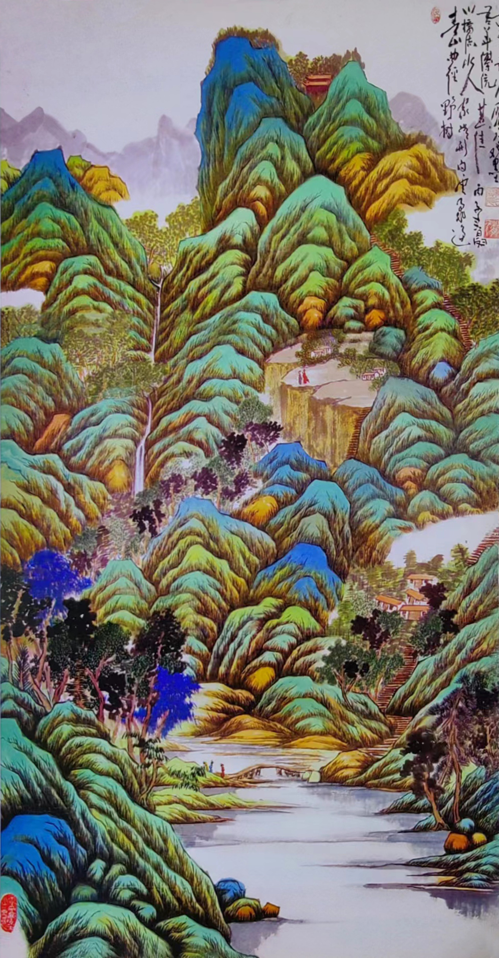 色彩,生命的赞歌——色彩山水创始人陈宝元作品欣赏