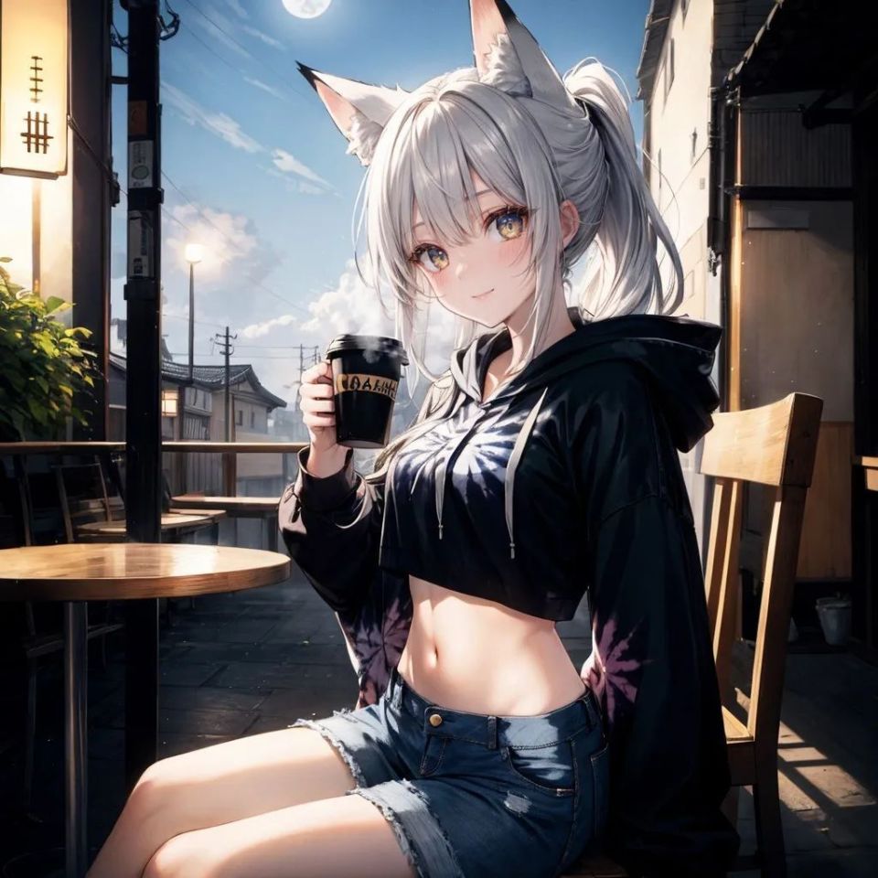 ai少女壁纸:短裙 丝袜 优美曲线若隐若现魅惑力十足