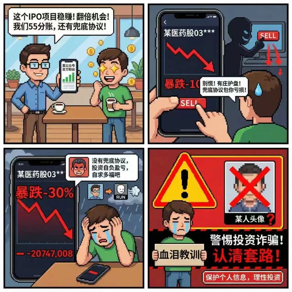 绿鞋没了、国配6折！巨亏185万，跟大V打新港股惨遭杀猪盘？大V回应-腾讯新闻