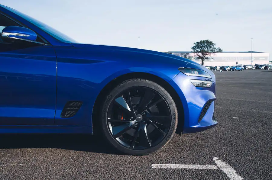 态度大于实用性,捷尼赛思g70 shooting brake实车图发布_腾讯新闻