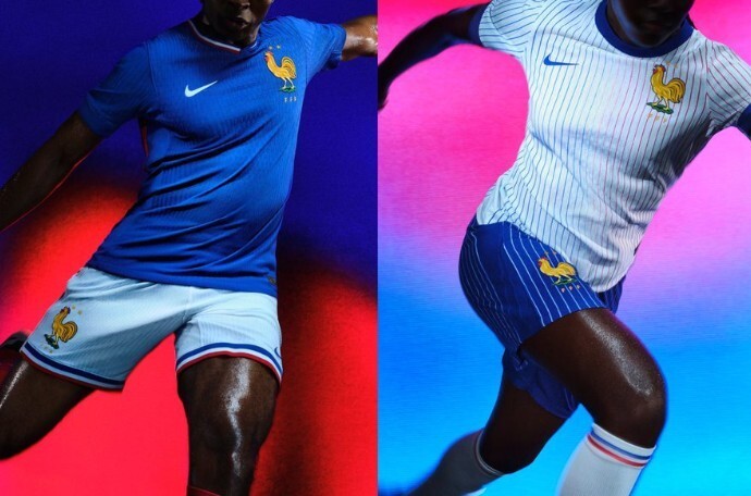 法国队新款球衣发布主客场沿用经典配色队徽致敬多元文化