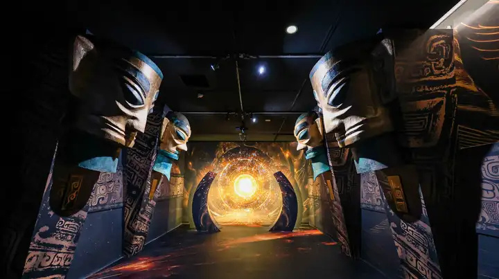 三星堆VR考古体验在卡塔尔开幕_腾讯新闻
