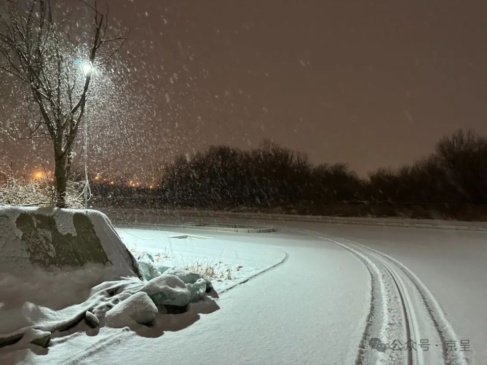 大雪纷飞的图片实景图片