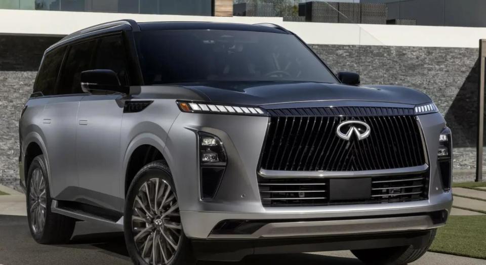 全新英菲尼迪qx80亮相:v6动力 内外大更新,引领大型suv时尚风潮_腾讯