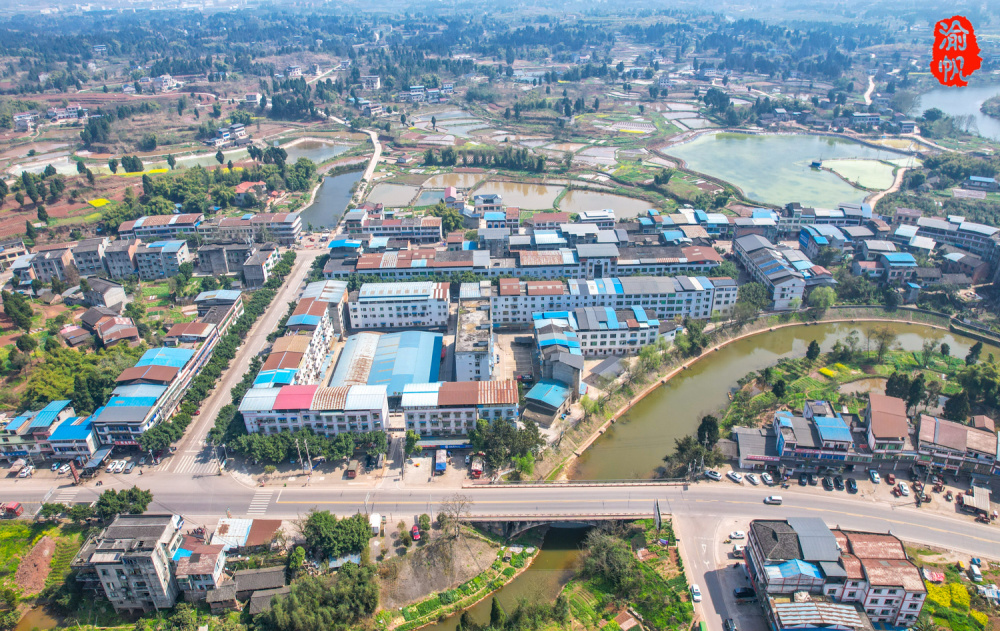 重庆太安镇,取太平安康之名,因太安鱼闻名全国,看看航拍怎么样_腾讯