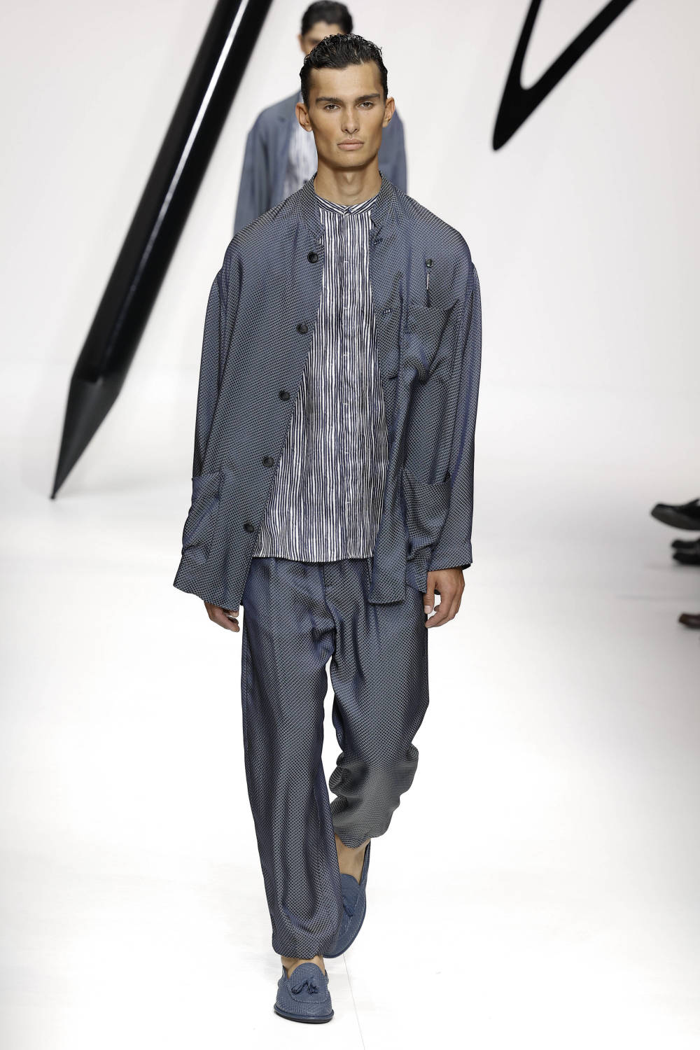 米兰男装周乔治阿玛尼品牌时装秀3