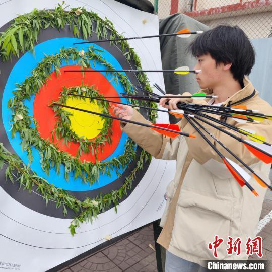 清明节射柳图片