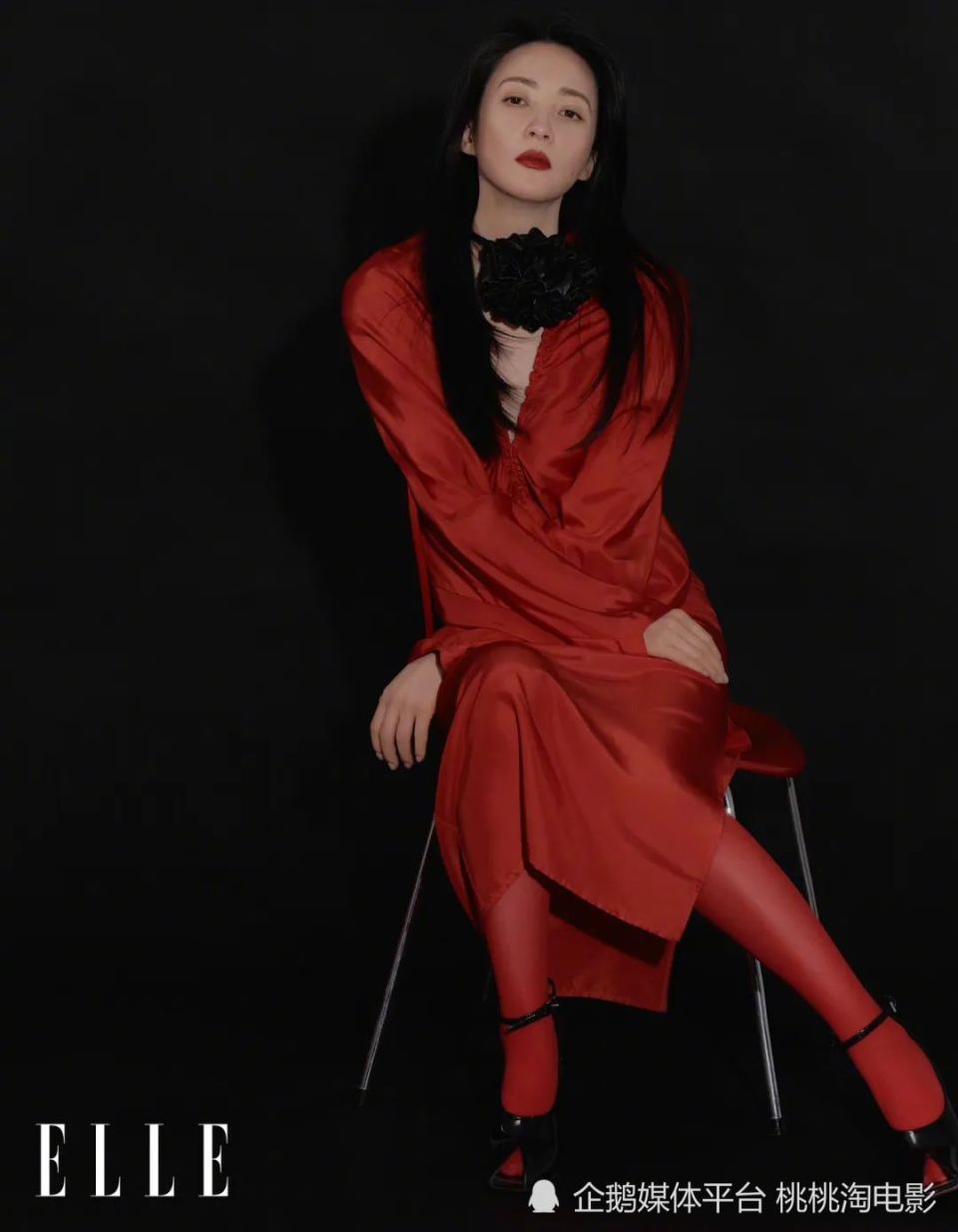 48岁"水灵"蒋勤勤《elle》杂志大片,优雅大女人风姿万千_腾讯新闻