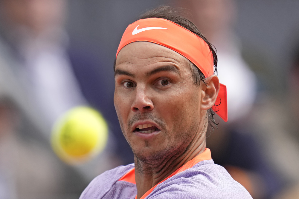 网球——马德里公开赛:纳达尔晋级(2)