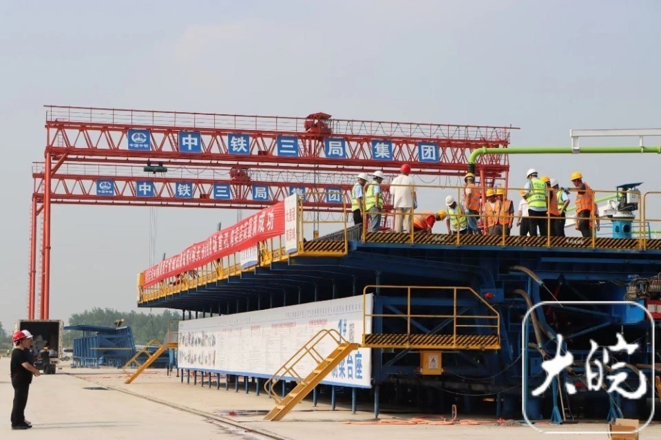 宁淮铁路(安徽段)预计8月开始架梁