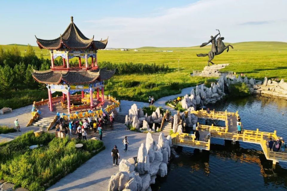 位置:内蒙古自治区锡林郭勒盟乌拉盖管理区哈拉盖图农牧场境内打卡