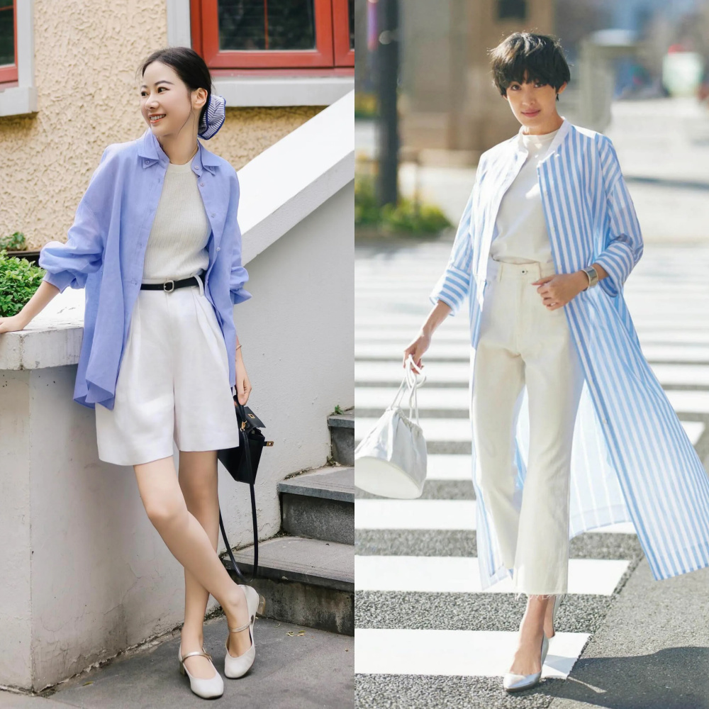 Gallery - Cách phối áo sơ mi mới này đang là xu hướng! Trông thật tuyệt khi kết hợp với chân váy và quần tây, và các tín đồ thời trang rất thích diện - image 17