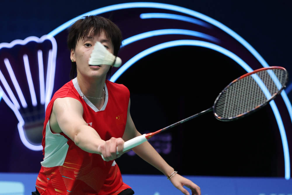 羽毛球——女子单打四分之一决赛:中国选手陈雨菲晋级_腾讯新闻