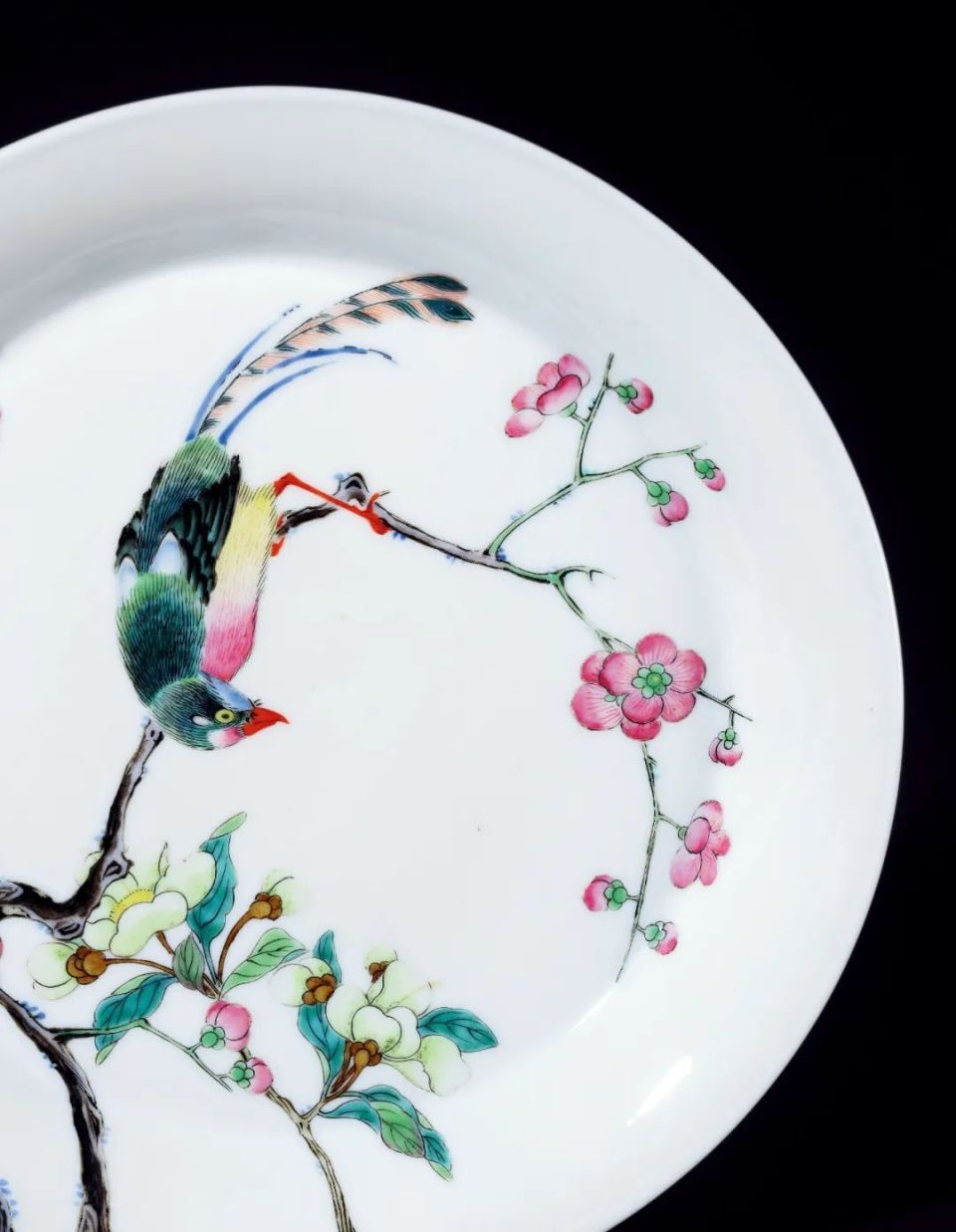青白磁 花鳥模様 壺 高さ約15cm（清末年） 保利拍卖二十周年春拍丨圆明主人的内廷恭造之器—— 禹贡第二章-腾讯新闻
