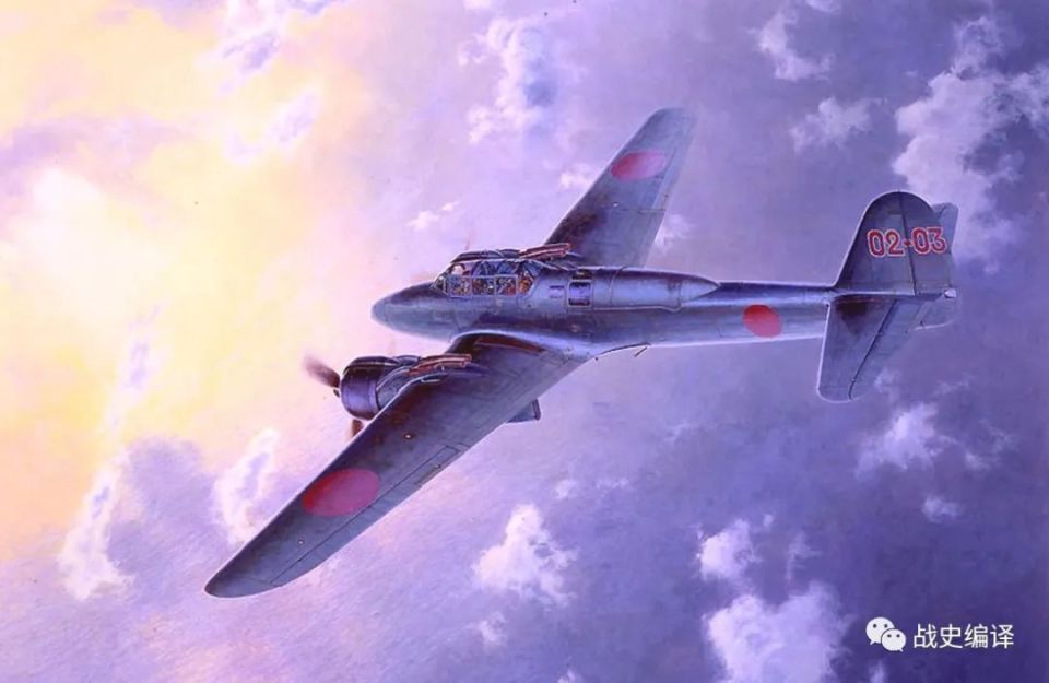 中岛j1n月光夜间战斗机 凭借庞大的身躯必要时也可执行对地攻击任务"