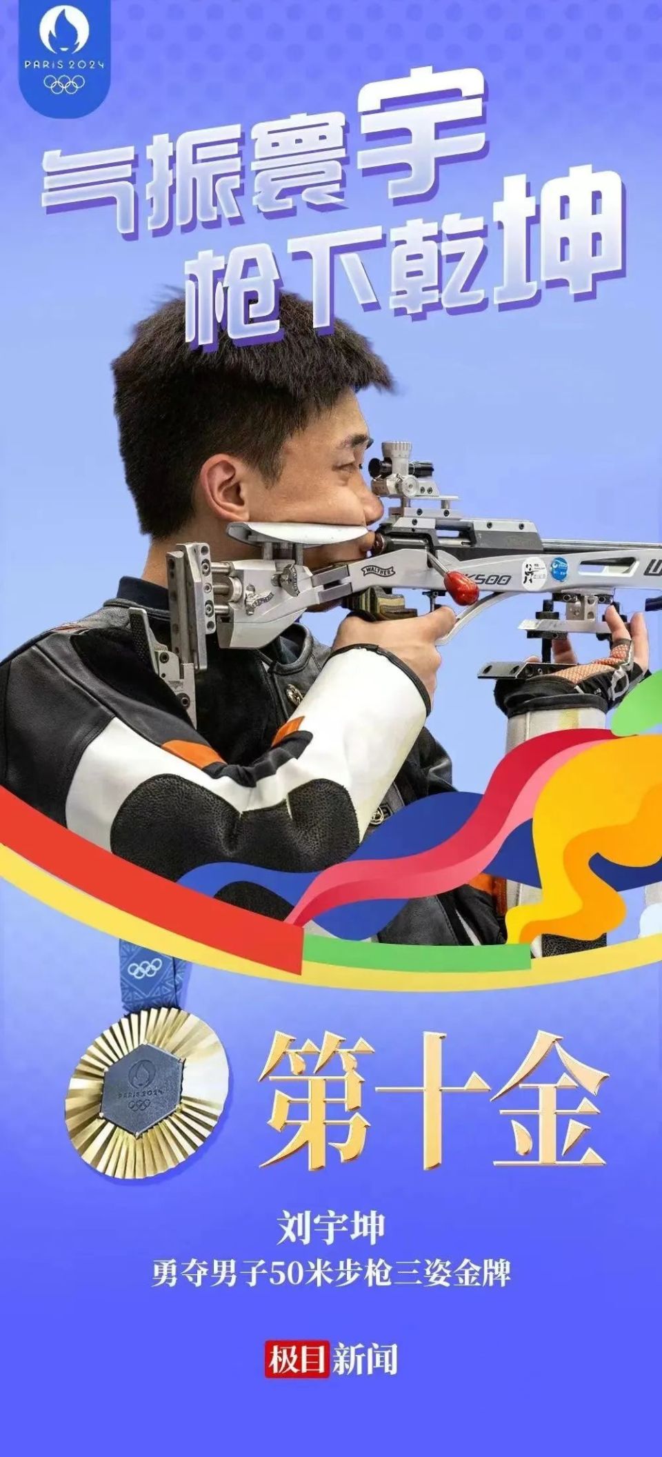 媒体奥运金牌海报集纳