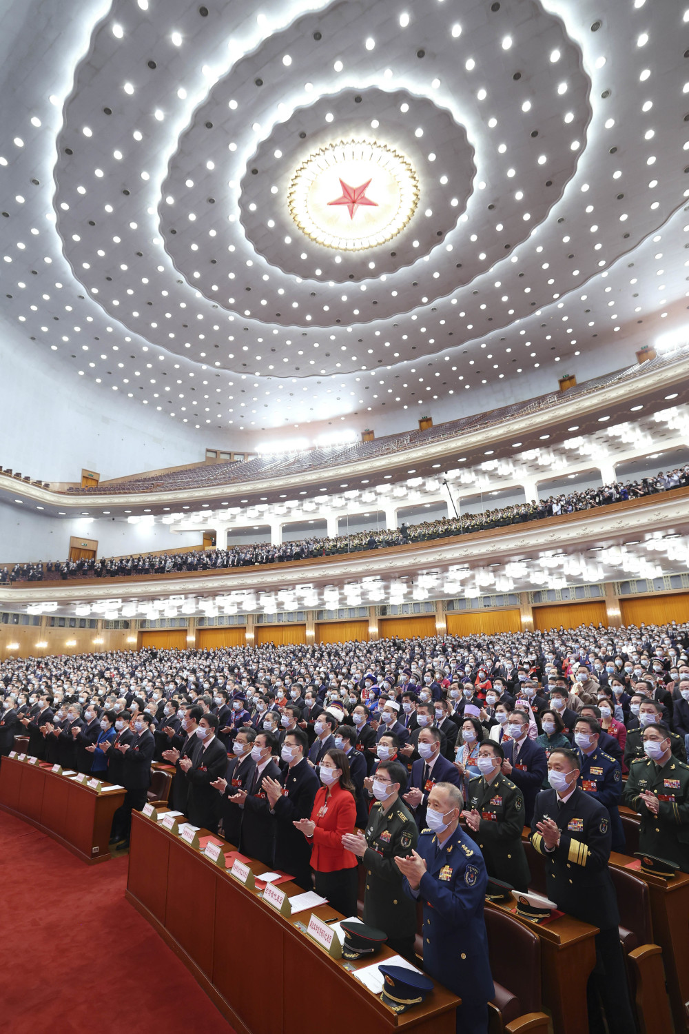 3月13日,第十四届全国人民代表大会第一次会议在北京人民大会堂举行