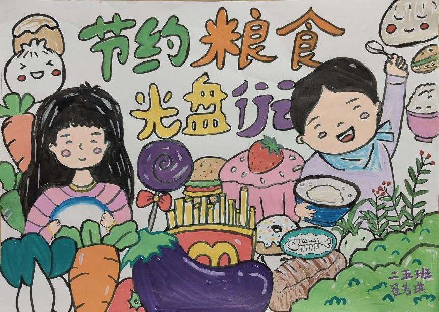 天蓝、水清、地绿”二七区政通路小学“无废细胞”绘画展-腾讯新闻