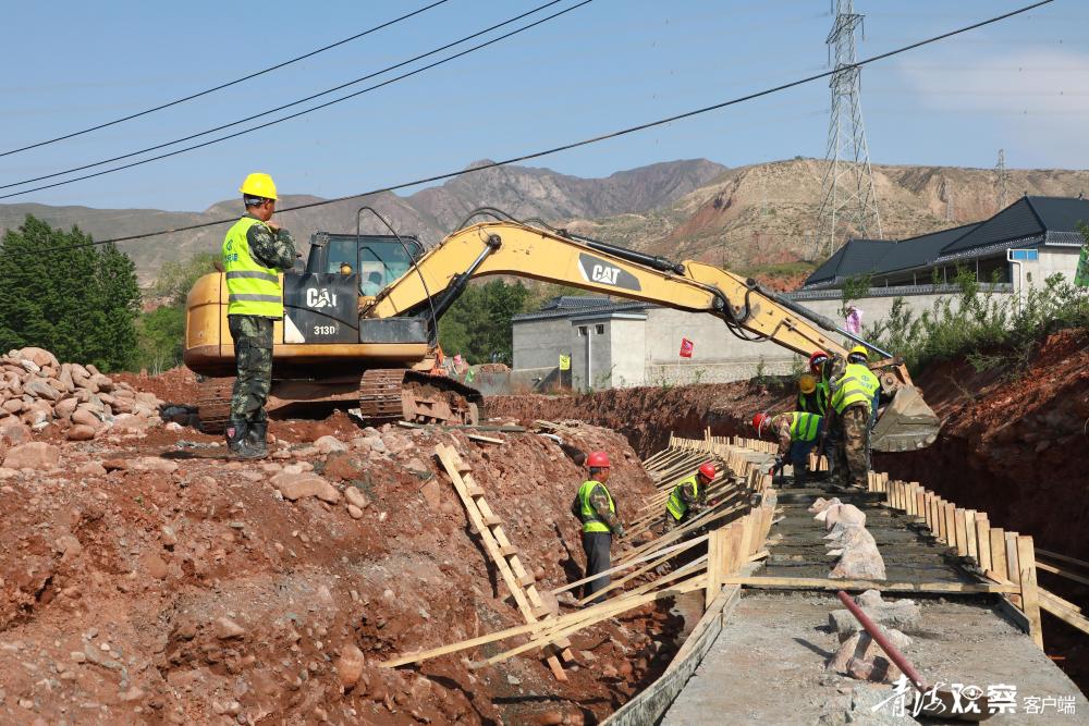 海东民和:灾后重建水利项目建设加速推进