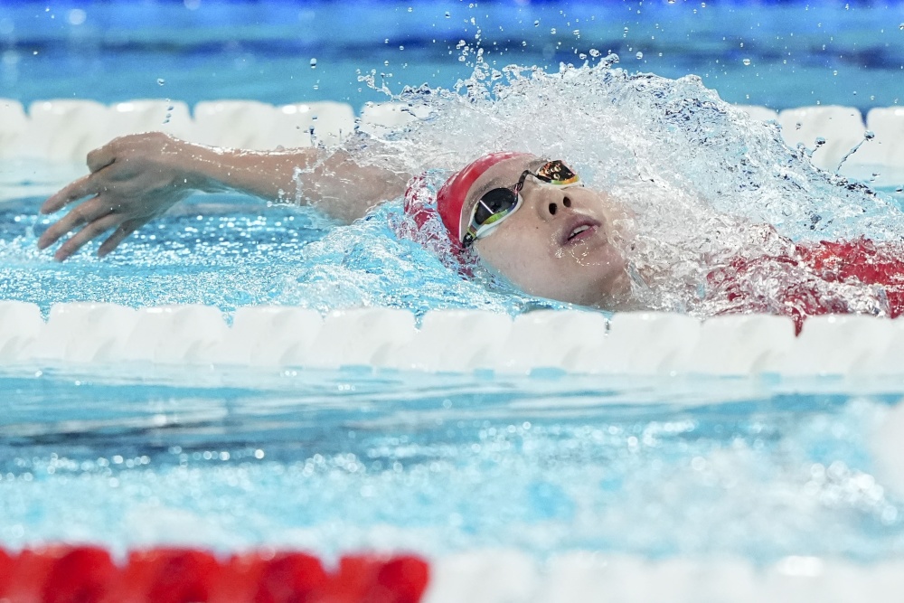 女子200米仰泳:中国选手彭旭玮顺利晋级决赛