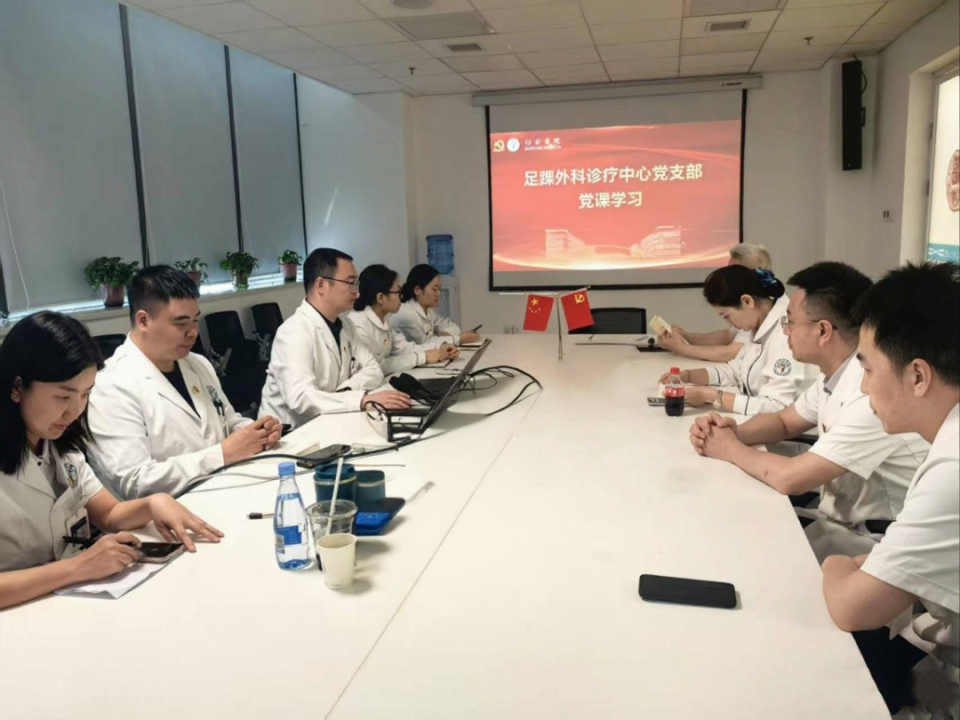 西安市红会医院足踝外科诊疗中心党支部：深