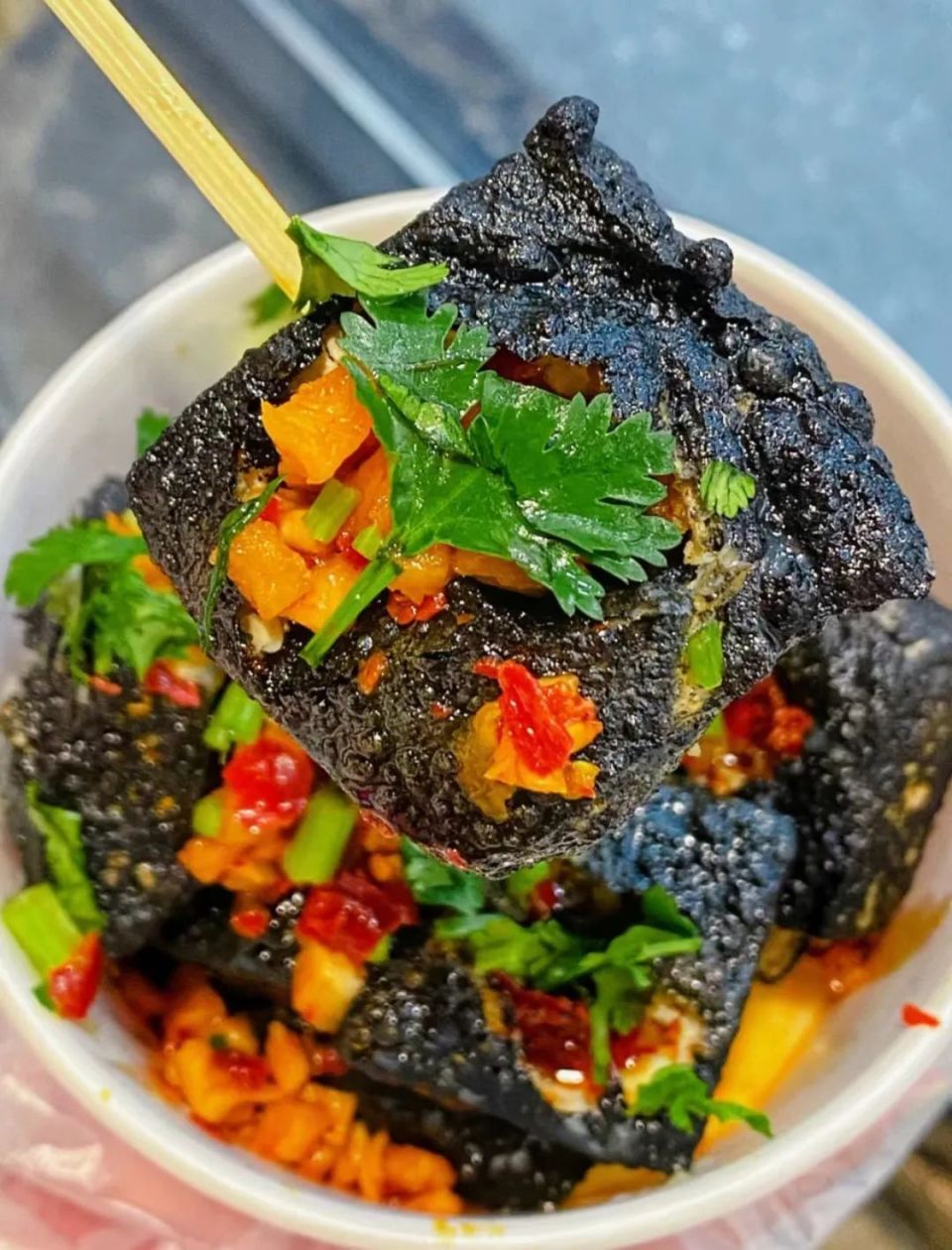 长沙臭豆腐|成为湖南美食届的新名片.