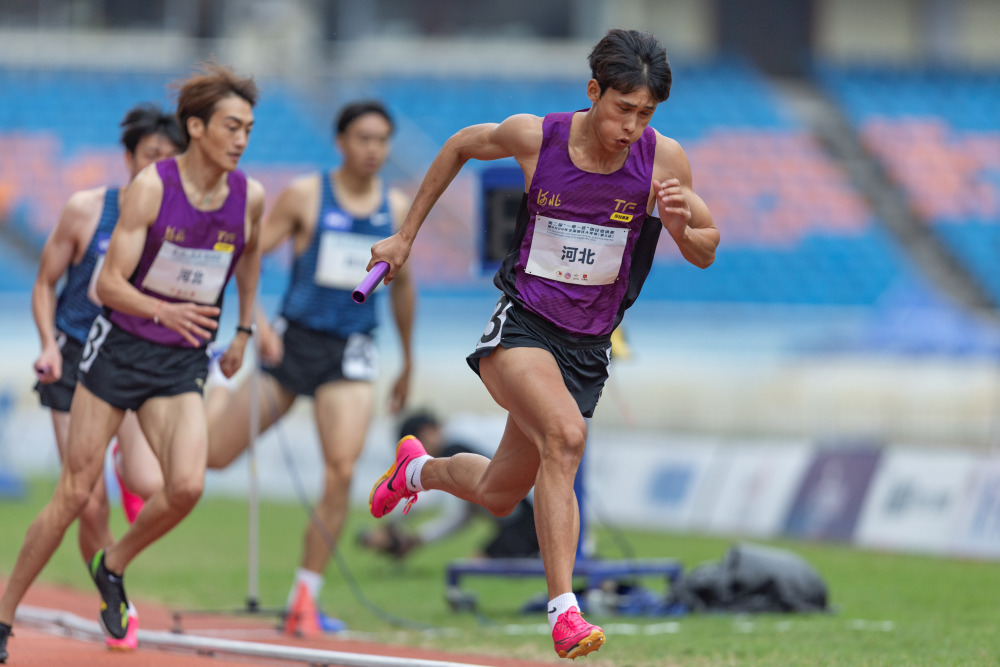 田径——全国田径大奖赛第五站:男子4x400米接力决赛赛况