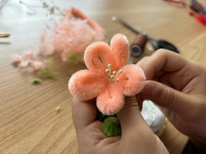 博物馆里过七夕 来做一朵"小绒花"