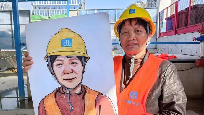 项目日前开展"弘扬工匠精神,绘就劳动之美"五一劳动者画像主题活动