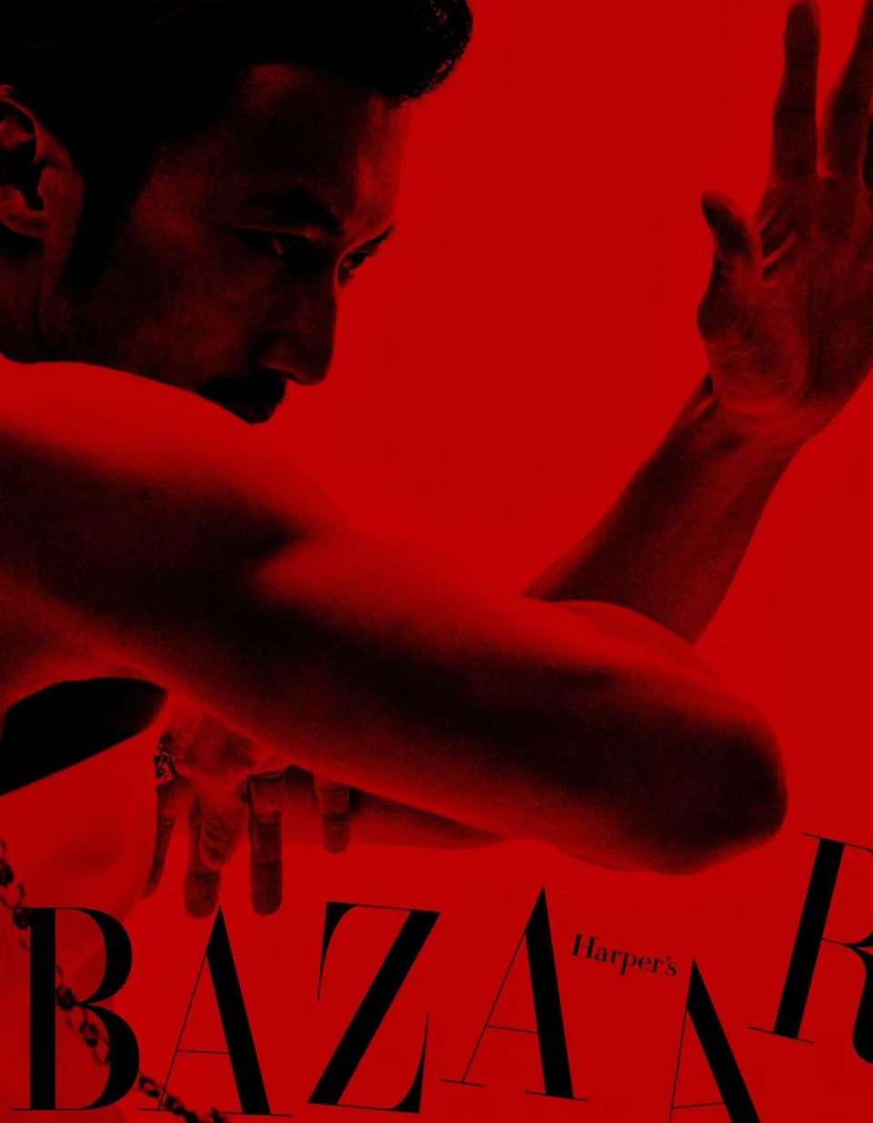 影帝谢霆锋《时尚芭莎》封面大片,对镜展现健硕肌肉硬朗身手_腾讯新闻