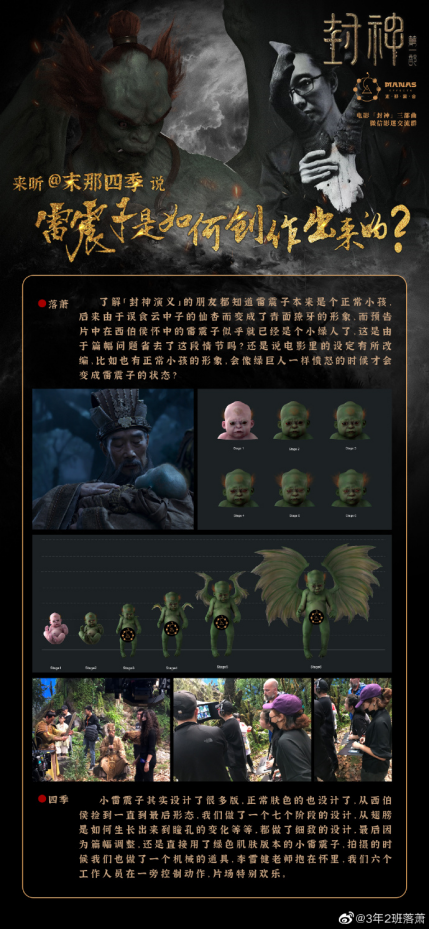 《封神三部曲》主创揭秘:雷震子是如何创作出来的?
