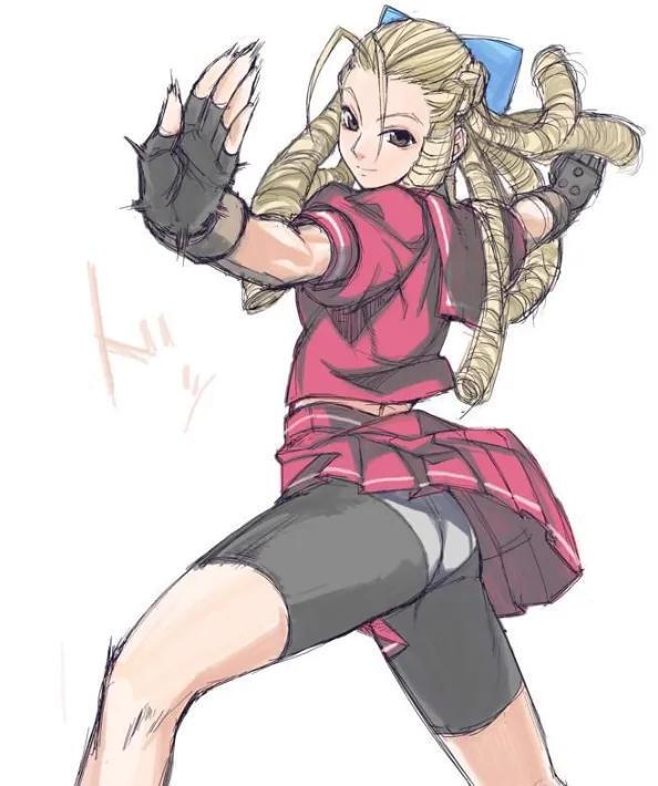 《街霸》神月卡琳,招式大开大合的大小姐,究竟满足哪些人的xp?