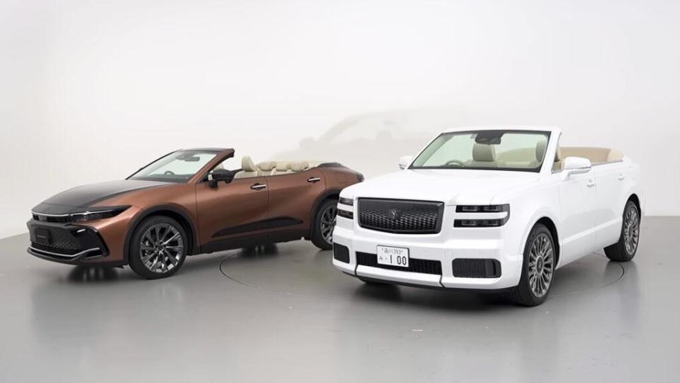 极度稀有的四门敞篷车,丰田皇冠sportcross敞篷版官图发布