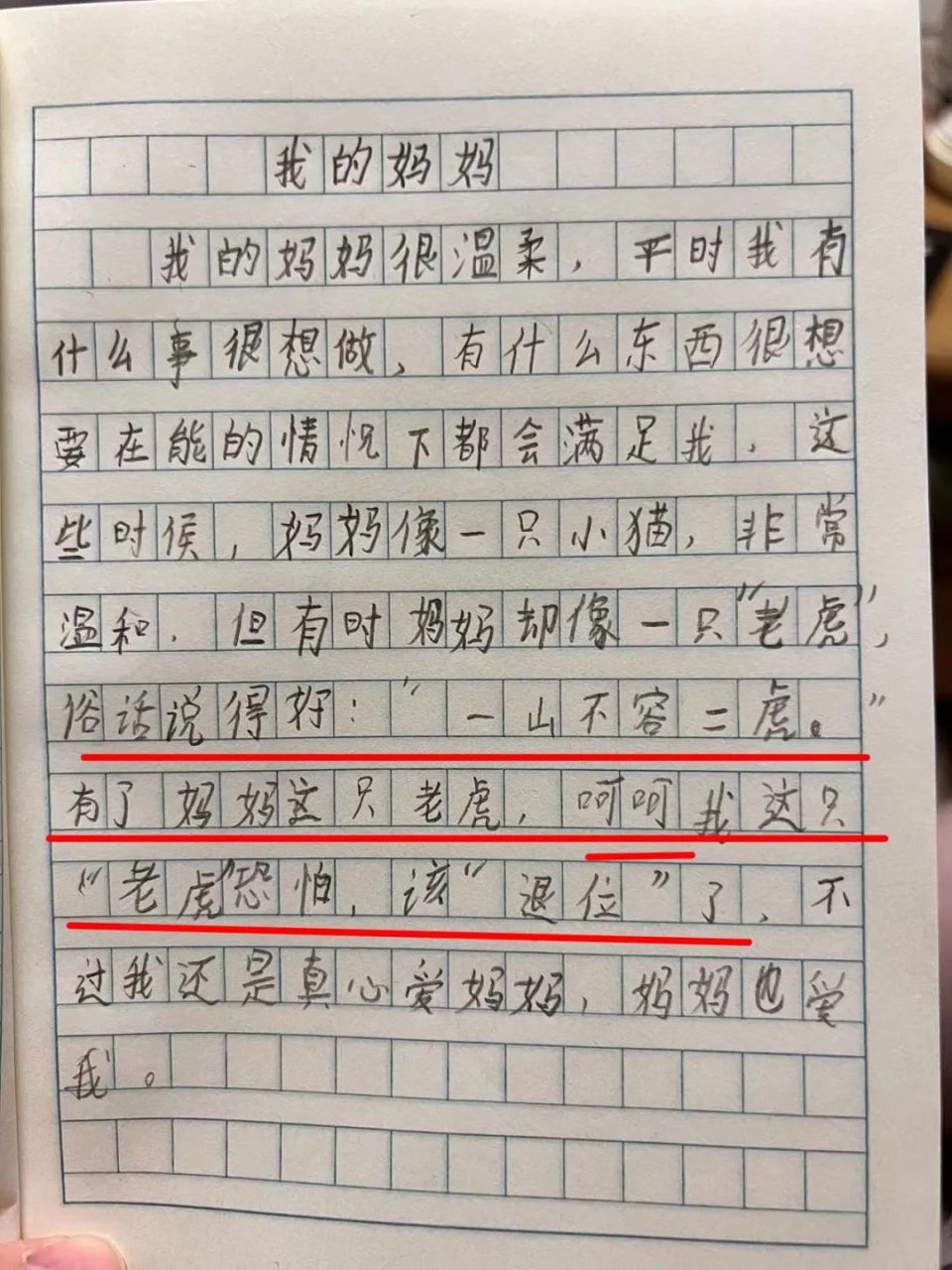 我的妈妈藏文作文图片