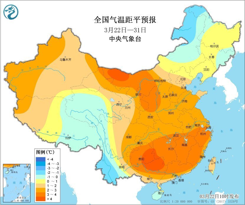 黄淮至江南地区将有较强降雨过程北方地区气温多起伏