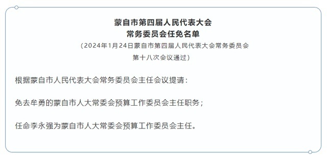 陶静任蒙自市人民政府副市长