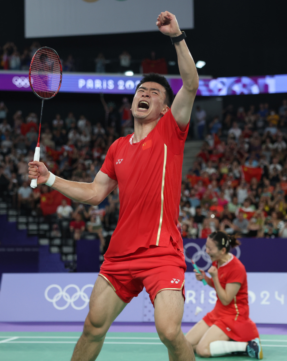 巴黎奥运会丨羽毛球——混双:郑思维/黄雅琼夺得金牌(6)